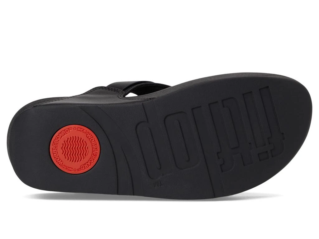 FitFlop Lulu Adjustable Leather Toe Post Sandals 3