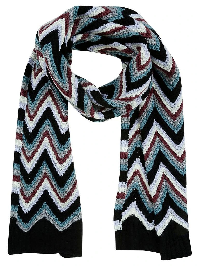 Missoni Missoni Zig-Zag Pattern Knitted Scarf 1