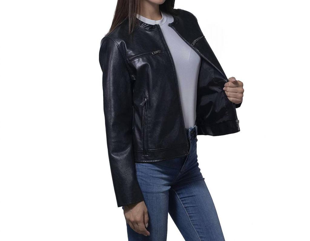 LEE Synthetic Leather Racer Jacket
