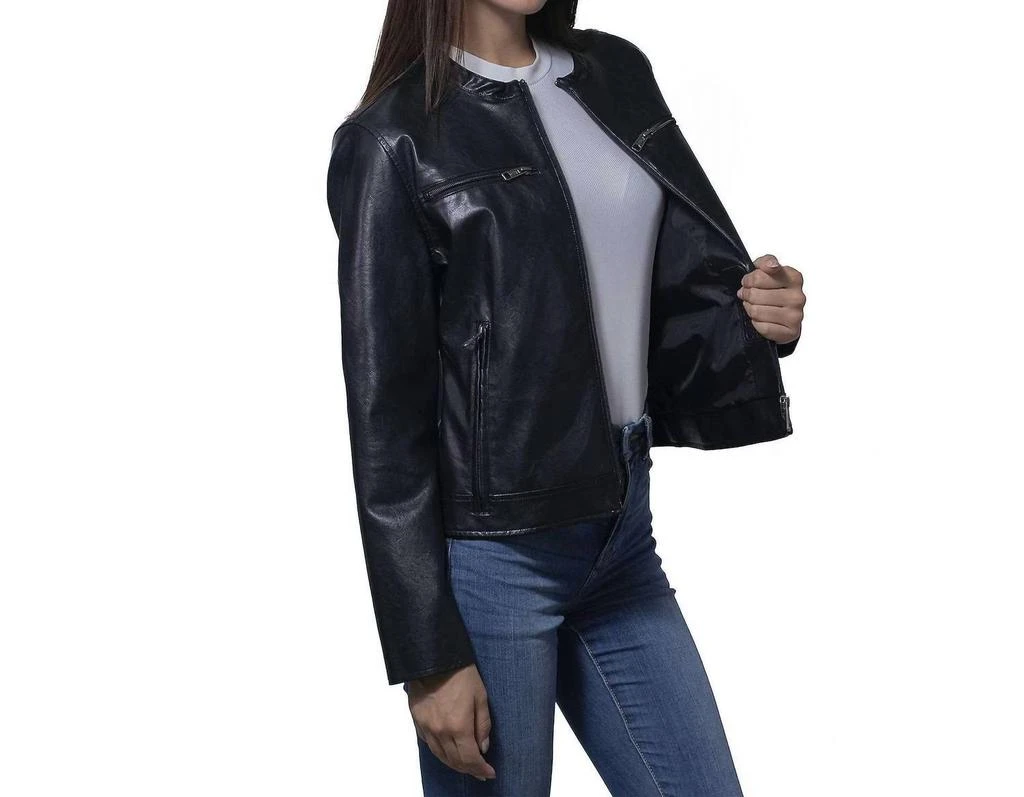 LEE Synthetic Leather Racer Jacket 2