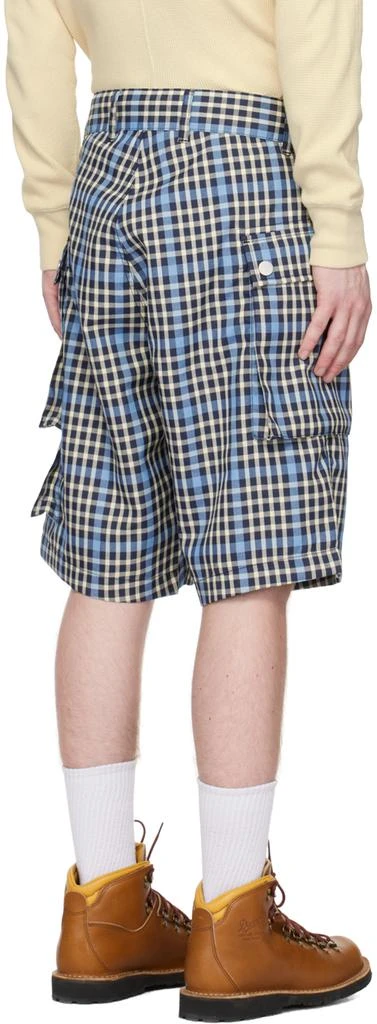 Nigel Cabourn Blue 4 Tool Shorts 3