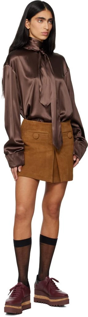 Stella McCartney Burgundy Sneak-Elyse Platform Sneakers 5