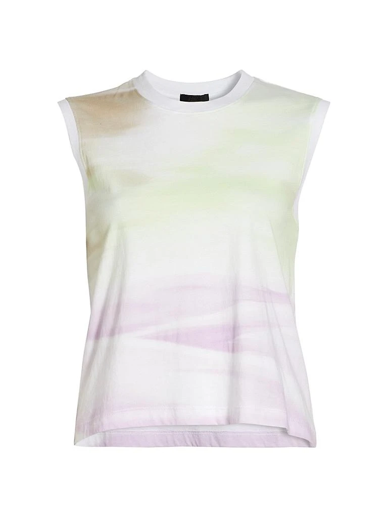 ATM Anthony Thomas Melillo Abstract Cotton-Jersey Top 1