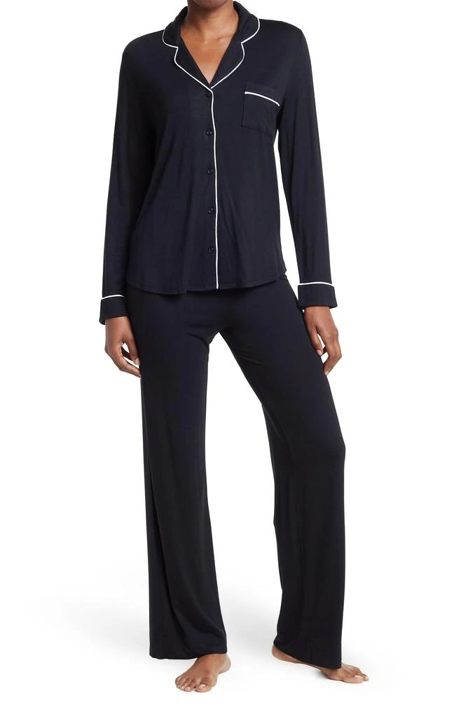 Nordstrom Tranquility Long Sleeve Shirt & Pants Two-Piece Pajama Set 1