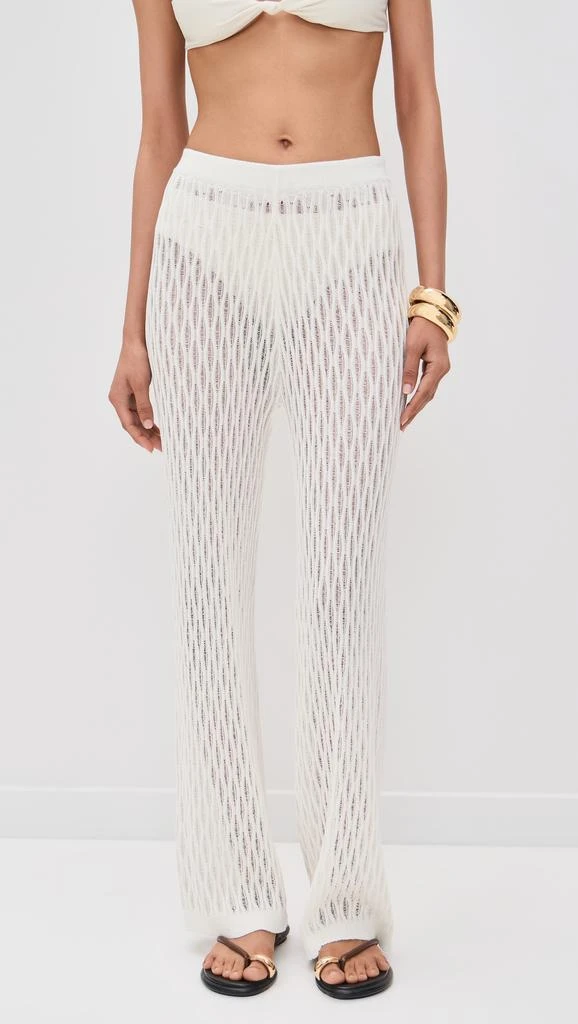 MINKPINK Kirra Pointelle Knit Pants 6