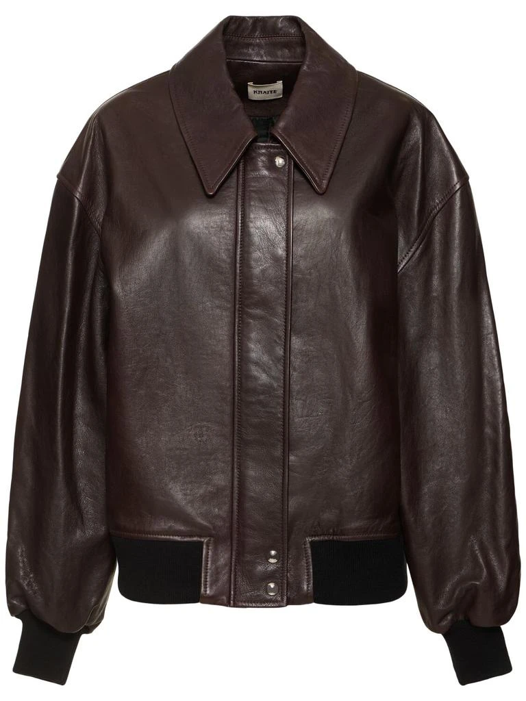 Khaite Shelman Leather Jacket 1