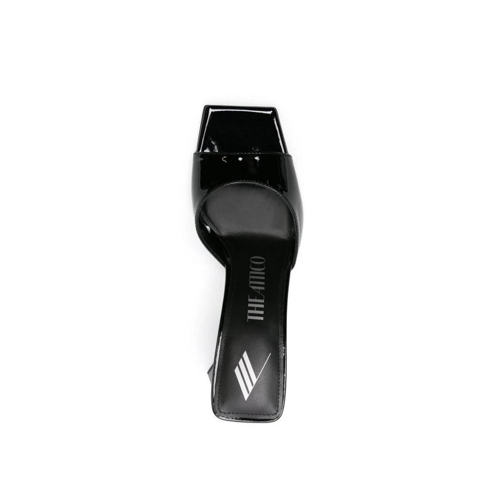 La Sélection Créateurs Sandales The Attico Mini Devon 85 Leather - Black - Femme 4