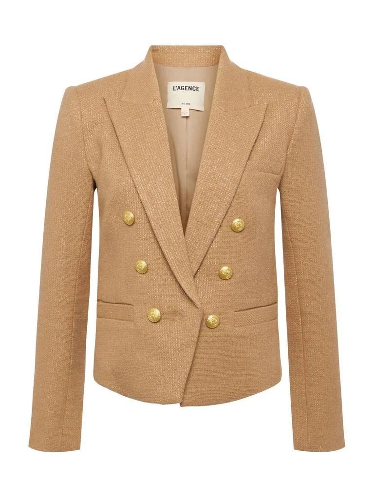 L'Agence L'Agence - Brooke Double Breasted Crop Blazer 6