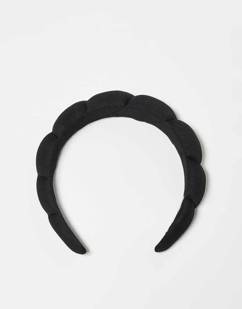 Kitsch Kitsch Fabric Puffy Headband 1pc- Black 1