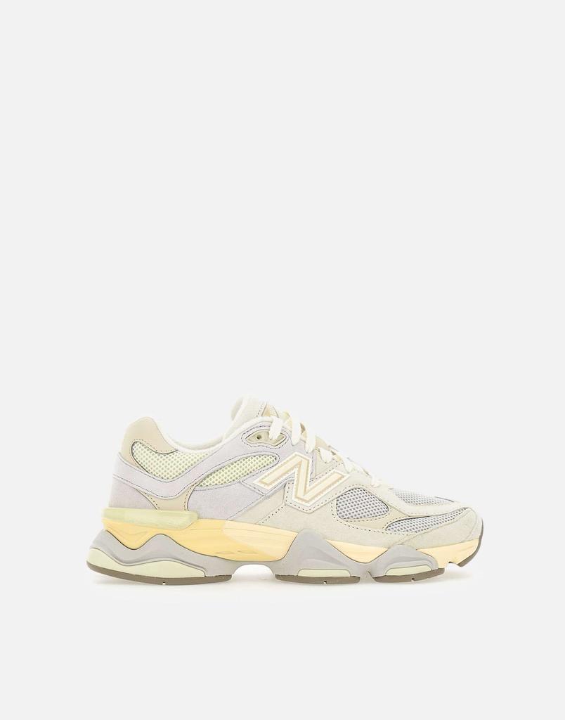 スニーカー NEW BALANCE 9060 low-top suede and mesh sneakers NEW BALANCE 9060 rubber-trimmed suede and mesh sneakers