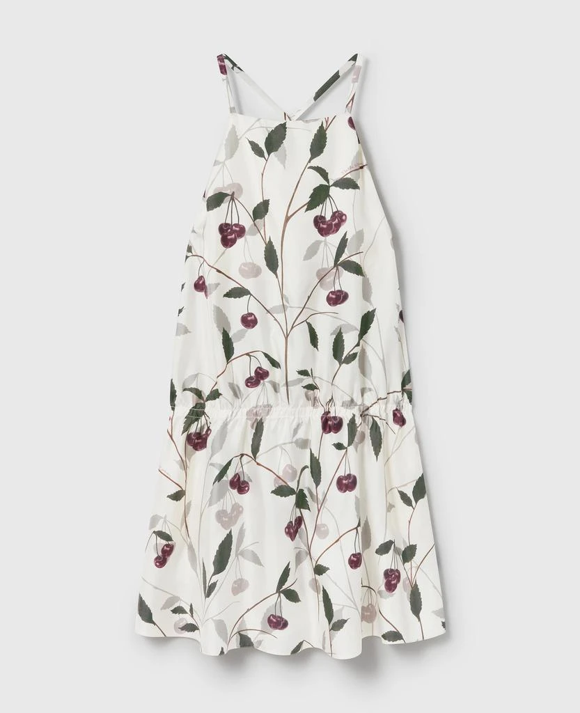 Stella McCartney Stella McCartney - Cherry Print Sleeveless Mini Dress, Woman, Cream, Size: 36 1