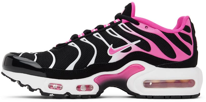 NIKE Kids Black & Pink Air Max Plus Big Kids Sneakers 3