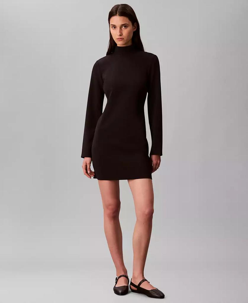 Calvin Klein Women
s Long Sleeve Turtle Neck Mini Dress