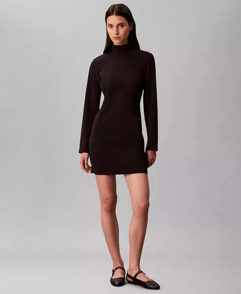 Calvin Klein Women
s Long Sleeve Turtle Neck Mini Dress 2