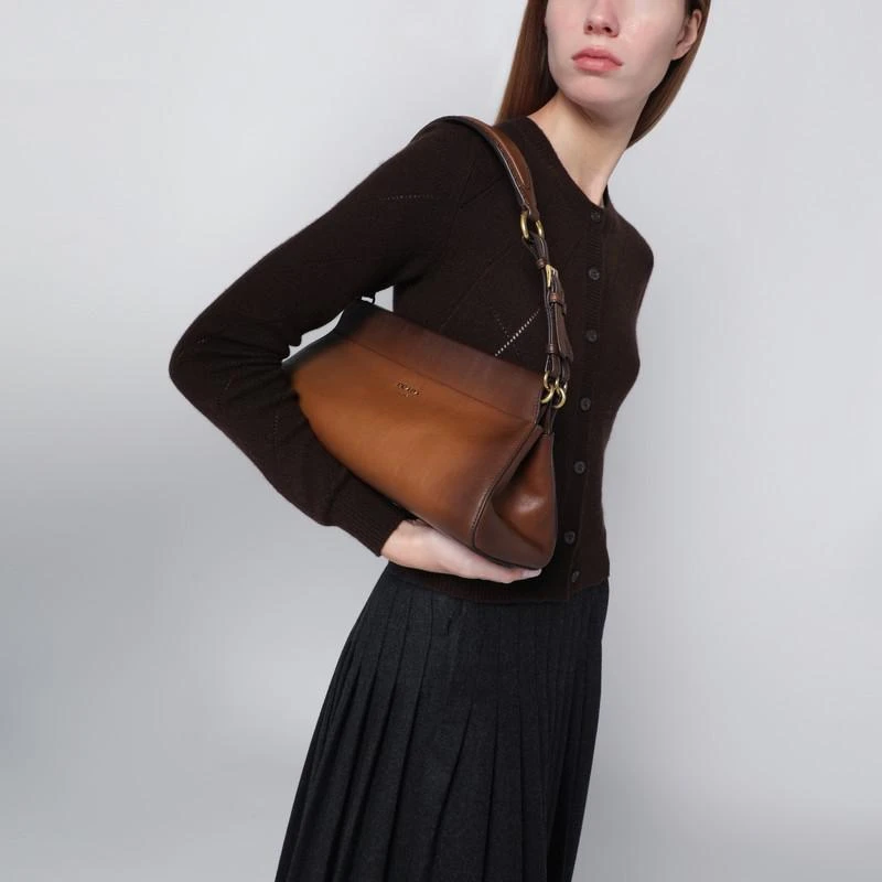 Prada Prada Enchaîné medium Cognac leather bag 2