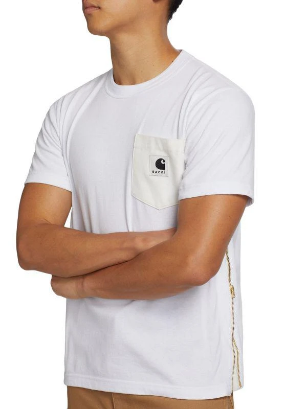 Sacai ​Sacai x Carhartt WIP Logo Crewneck T-Shirt 4