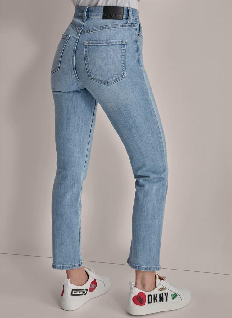 DKNY HIGH RISE SLIM STRAIGHT JEAN