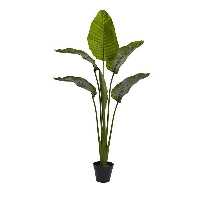 NEARLY NATURAL 60in. Travelers Palm Tree UV Resistant (Indoor/Outdoor)