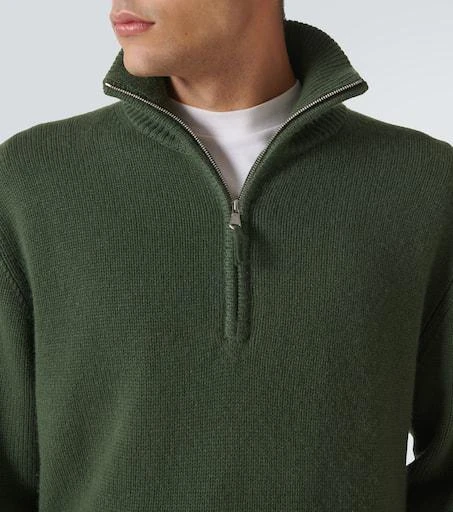 Allude Cashmere half-zip sweater 6