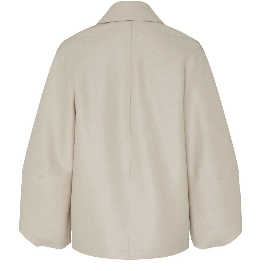 Harris Wharf London Puff sleeves jacket pressed wool 3