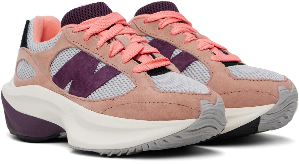 New Balance Gray & Pink WRPD Runner Sneakers 4