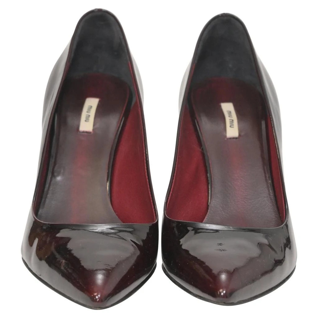 Miu Miu Pumps in Burgundy Patent Leather 2