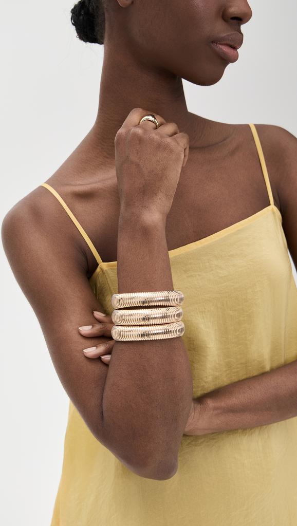 Ettika Jewelry Flex Snake Chain Stretch Bracelet Set