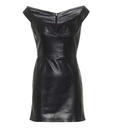 Zeynep Arçay Leather minidress
