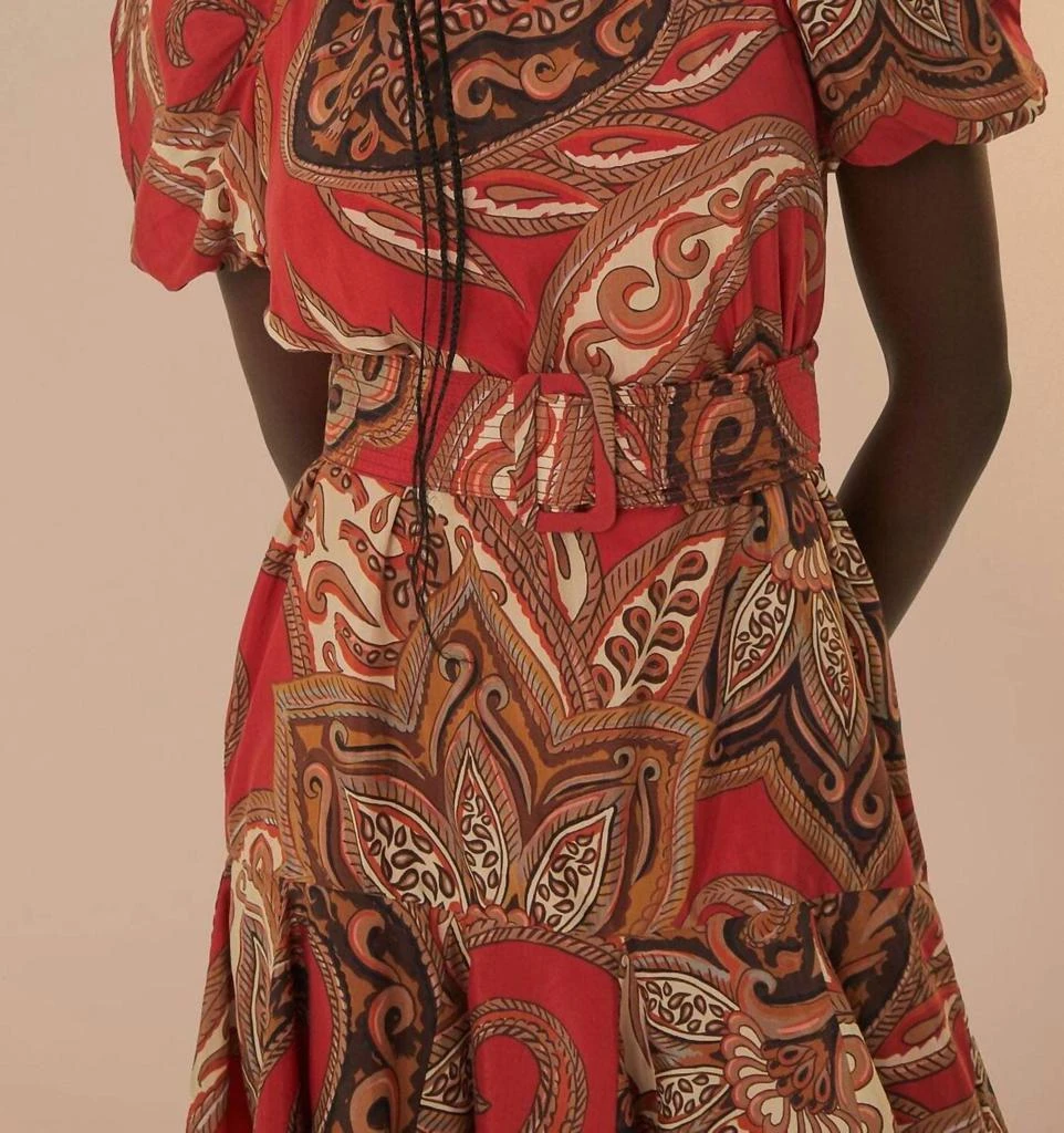 Farm Rio Farm Rio - Leopard Paisley Mini Dress 3