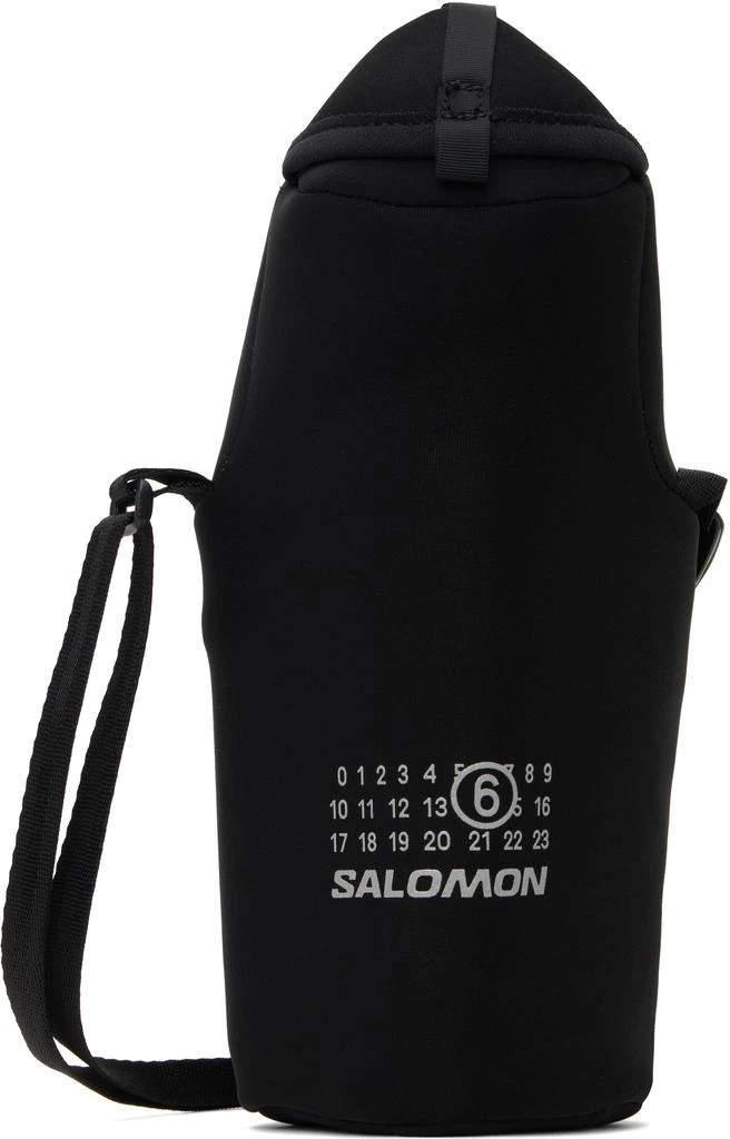 MM6 Black Salomon Edition Numeric Nylon Bottle Holder 1