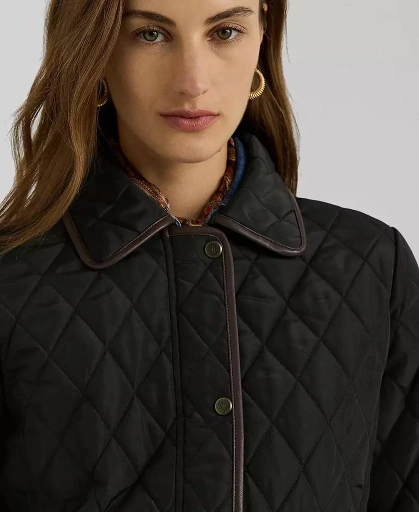 Ralph Lauren Women's Quilted Velboa-Lined Coat 3