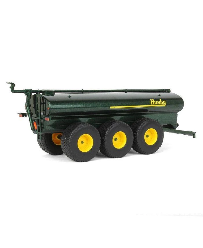 First Gear 1/64 Black Husky Peterbilt w/ Fontaine Renegade Lowboy & Husky Manure Spreader, DCP - 14 Years+ 5