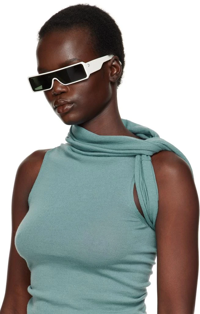Rick Owens White Gethsemane Geth Sunglasses 4