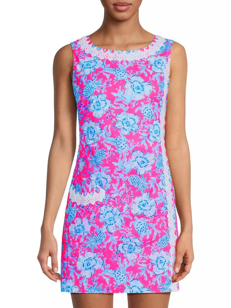 Lilly Pulitzer Ginge Floral Shift Romper 3