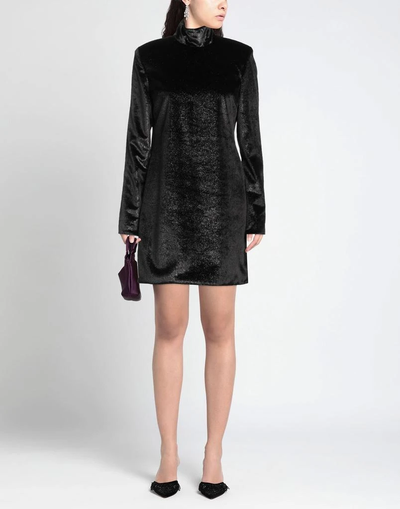 romini dress in midnight mini sequin with black lace Midnight Magic Sequin Lace Mini Dress
