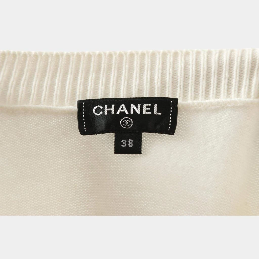 Chanel Chanel Cream LA PAUSA Wool Sweater M 4