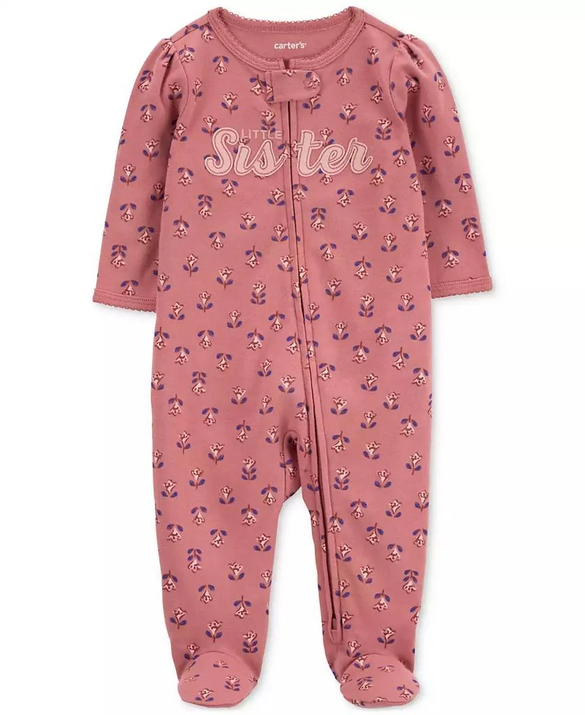 Carter's Baby Boys and Baby Girls 2-Way Zip Sleep and Play Coverall 1