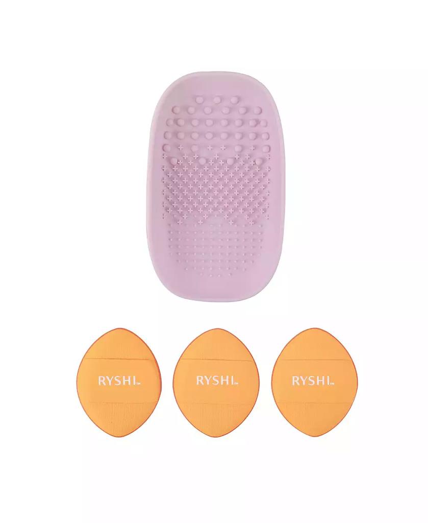 PURSONIC Precision & Care Beauty Bundle: Finger Beauty Blenders + Brush Cleaning Tool