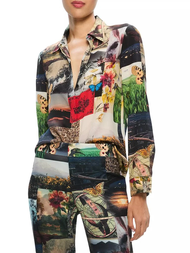 Alice + Olivia Willa Photo Print Shirt 3