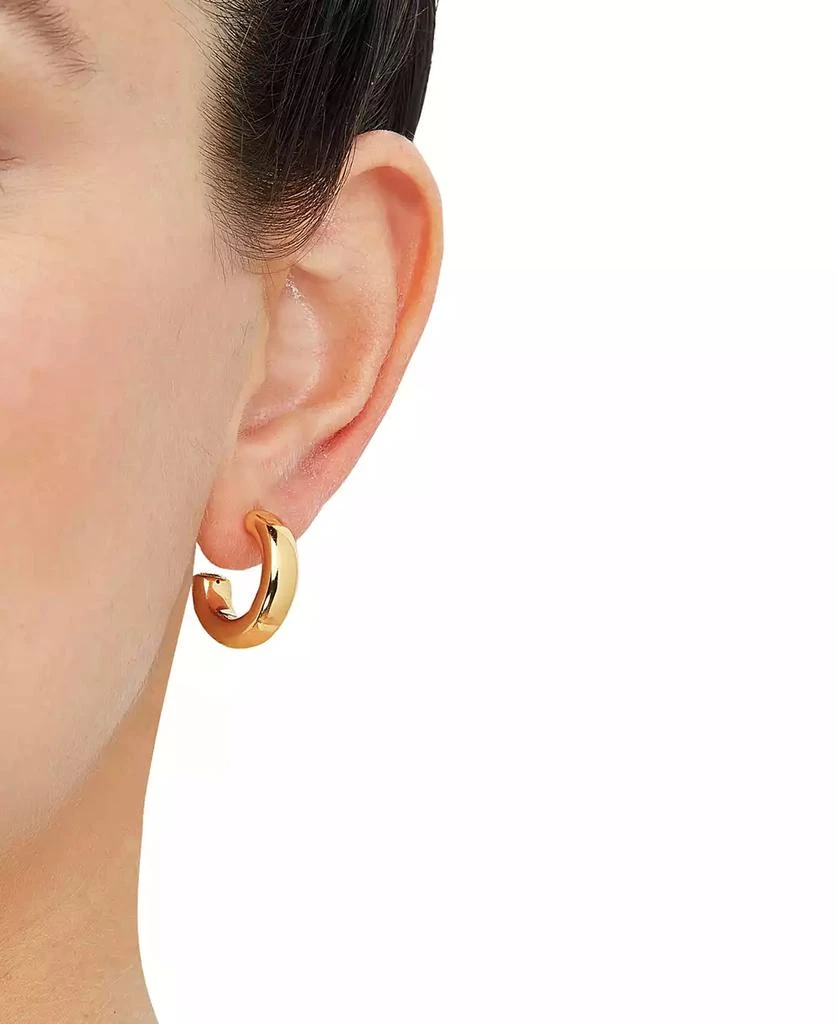 Macy's Polished Chunky Small Hoop Earrings in 14k Gold 2