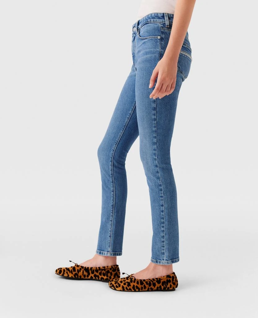 Stella McCartney Stella McCartney - Cropped Skinny Jeans, Woman, Blue, Size: 30 1