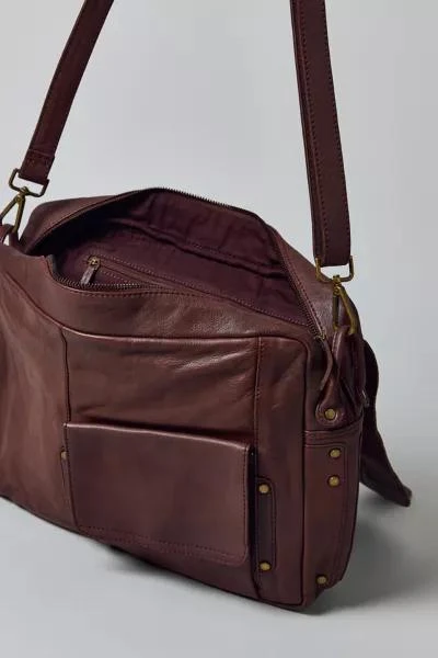 Urban Outfitters Classic Leather Messenger Bag 4
