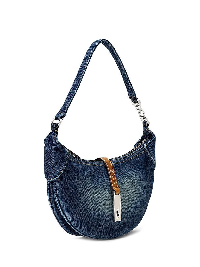 Ralph Lauren Mini Polo ID Denim Shoulder Bag - Shoulder Bags