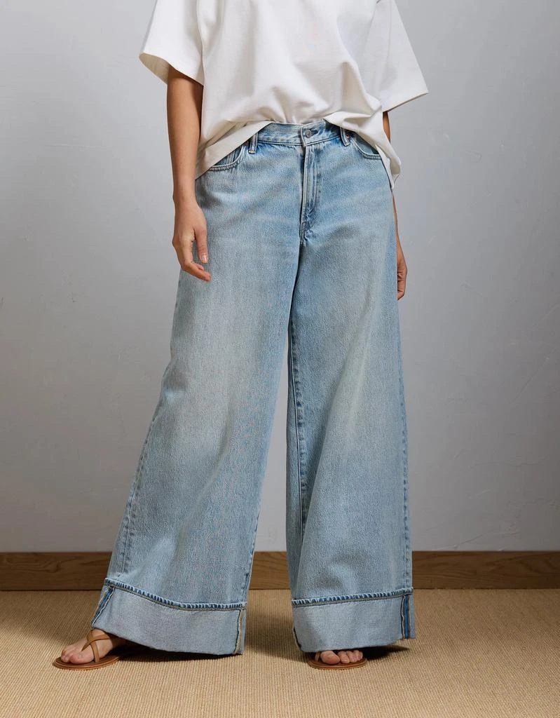 AE AE77 Premium Super Wide Cuffed Jean 7