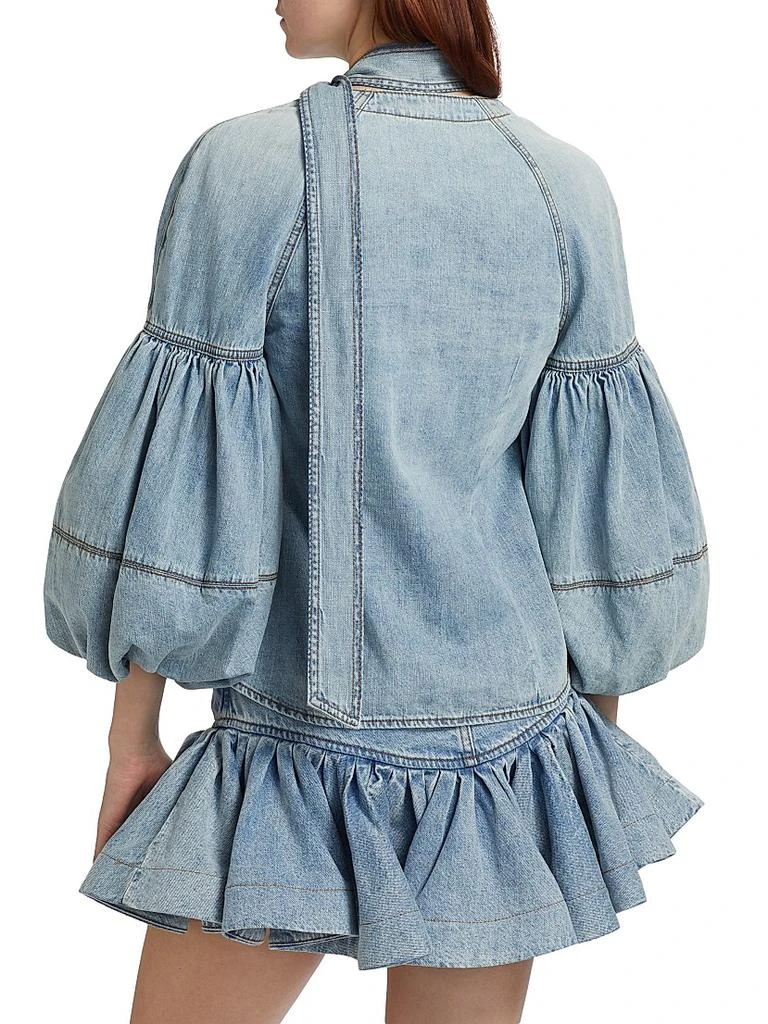Zimmermann Tied Denim Blouse 5