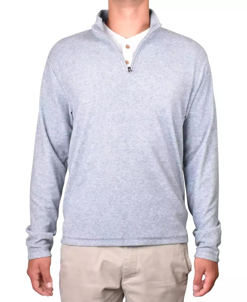 Vintage 1946 Men's Soft-Brushed Knit Quarter-Zip Sweater