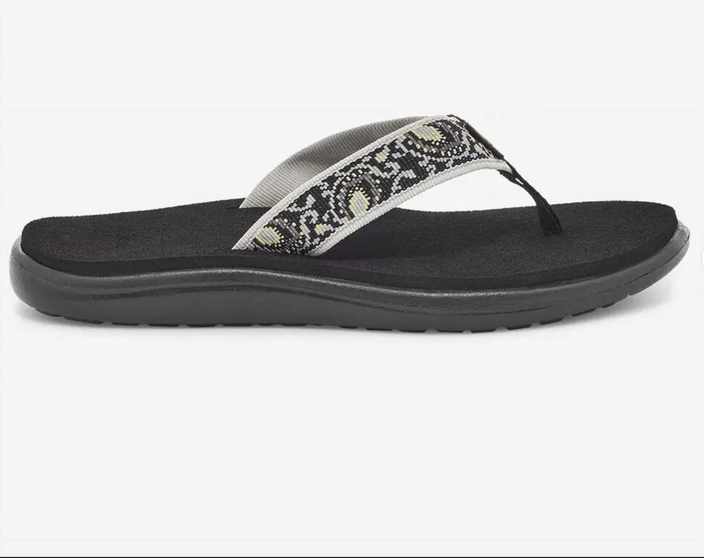 Teva Women's Voya Flip Flop In Doria Black 1