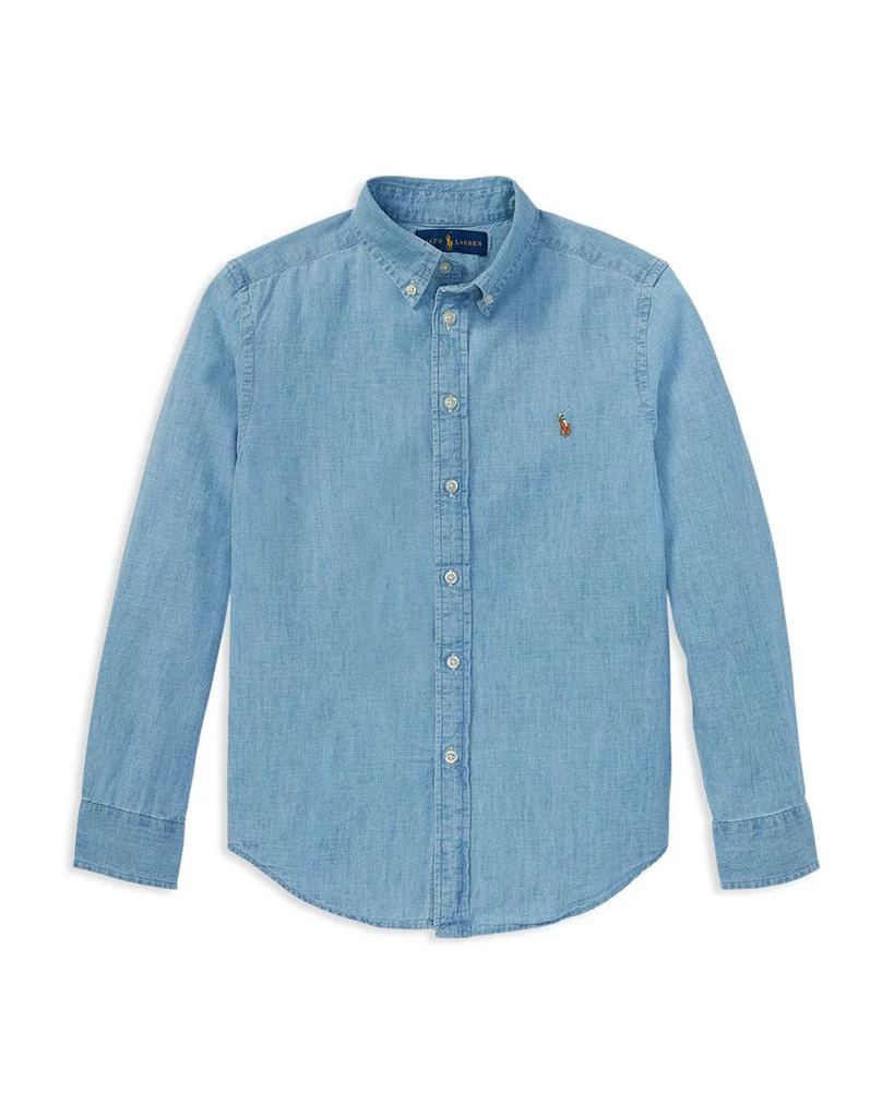 Ralph Lauren Ralph Lauren Boys' Chambray Button-Down Shirt - Little Kid, Big Kid