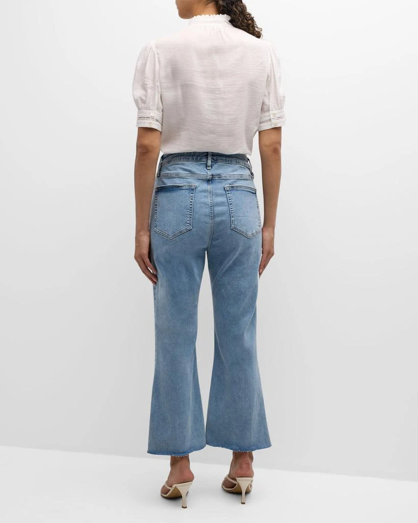 FRAME Le Crop Mini Boot Step Fray Jeans 4