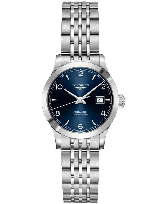 Longines Longines Record Blue Dial Stainless Steel Women's Watch L2.321.4.96.6 1